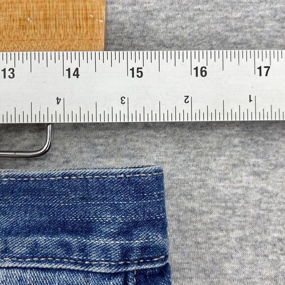 Tommy Hilfiger Jeans Womens 6R Blue Denim Classic Boot Mid Rise Western Casual - Picture 7 of 11